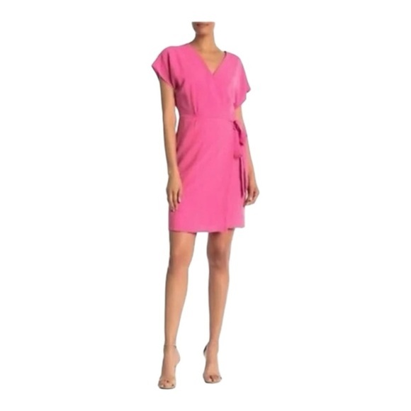 Bobeau Crepe Wrap Dress NWOT - Picture 1 of 7